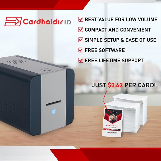 Easy Badges Solid 210 ID Badge Printer |