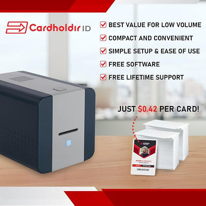 Easy Badges Solid 210 ID Badge Printer |