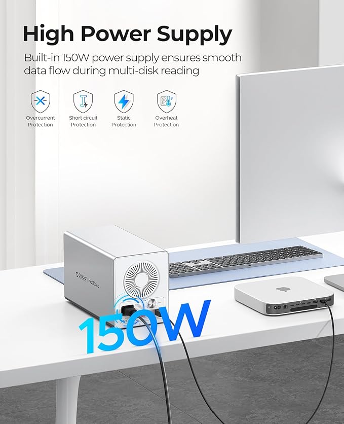 ORICO 4Bay RAID External Hard Drive Enclosure USB3.0