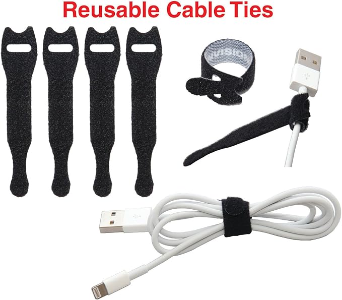 Heaviest Cable Organizer on The Market! Compact and Weighted Desktop Cord