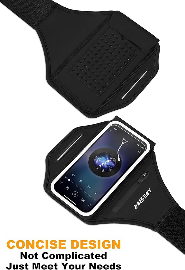 Running Armband with Earphone Bag Cell Phone Armband
