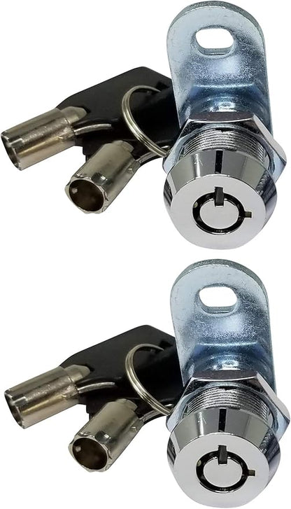 Admiral Locks Tubular Cam Lock, Keyed Alike Removable Key RV Compartment