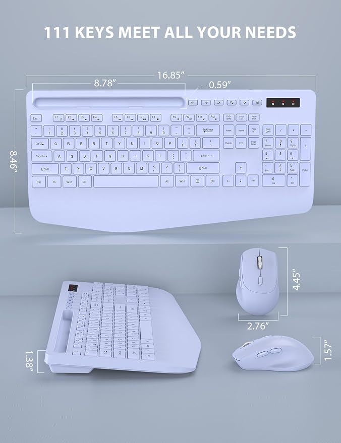 Wireless Keyboard and Mouse Combo