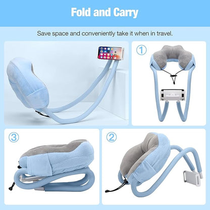 Moko Neck Phone Holder, Lazy Gooseneck Phone Pillow Holder Bracket,