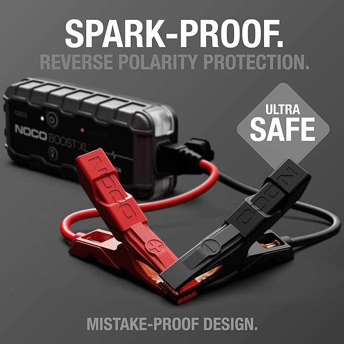 NOCO Boost GB50: 1500A UltraSafe Jump Starter – 12V Lithium Battery Booster Pack