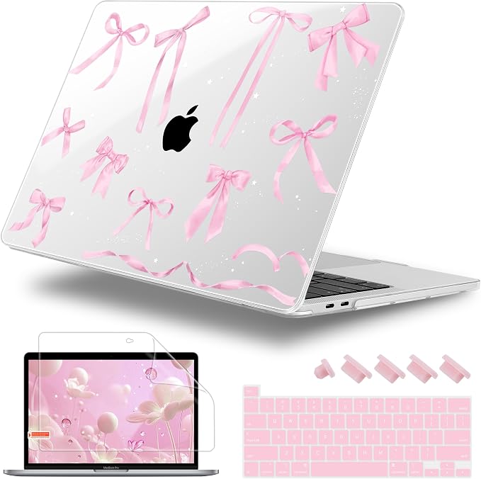 Case for MacBook Pro 13 inch with/Without Touch Bar, Hard Shell + Keyboard