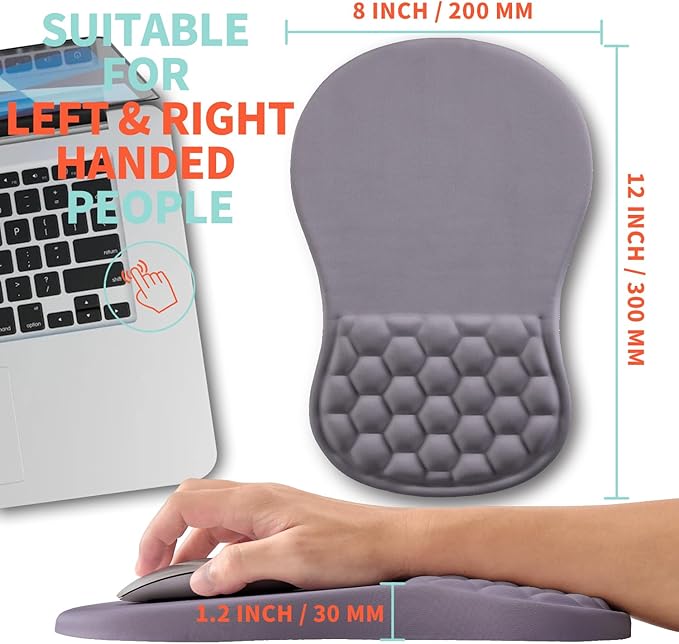 Ergonomic Mouse Pad Wrist Support