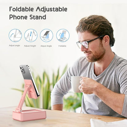 TechGlow Gifts for Men Women Foldable Cellphone Stand