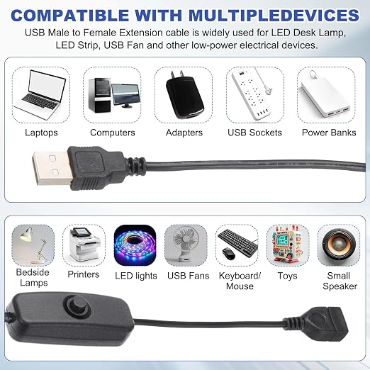 MECCANIXITY USB Extension Cable