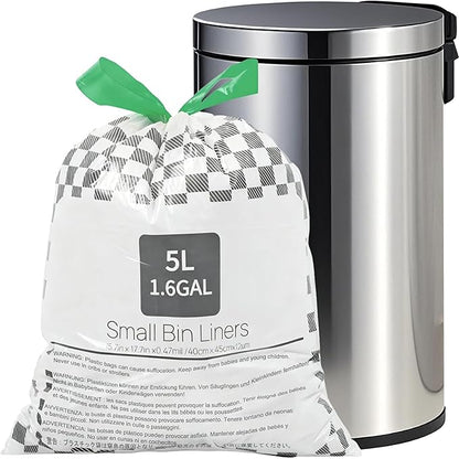 XUXRUS Small 1.6 Gallon Trash Bags