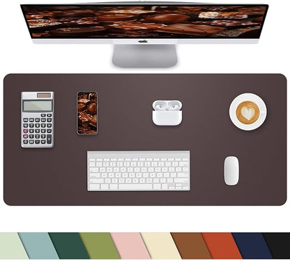 Non-Slip Desk mat, PULeather Desk Pad Protector, Office Desk Mat, Large Mouse