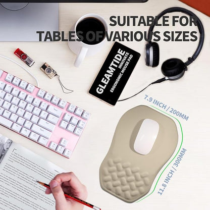 Ergonomic Raised Mouse Pad Wrist Support