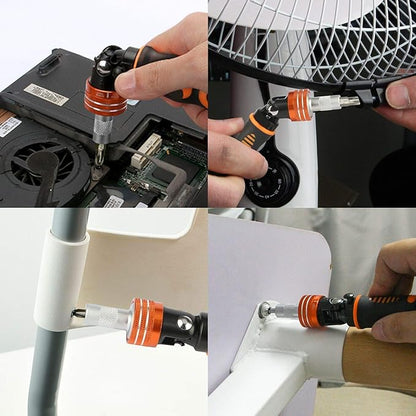 Precision Ratchet Screwdriver Set, JAKEMY 69 in 1 Household Screwdriver Home