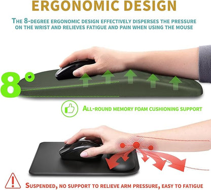 Hokafenle Ergonomic Mouse Pad Wrist Support