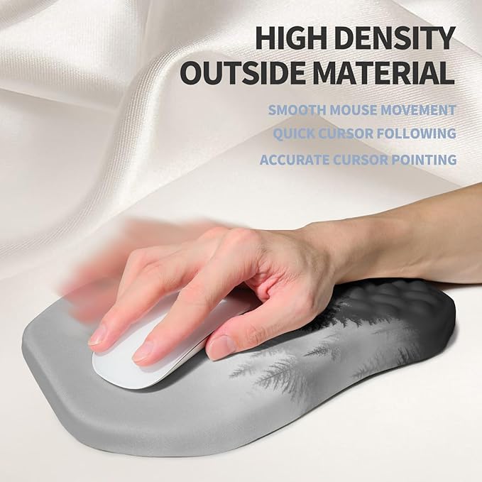 Ergonomic Raised Mouse Pad Wrist Support