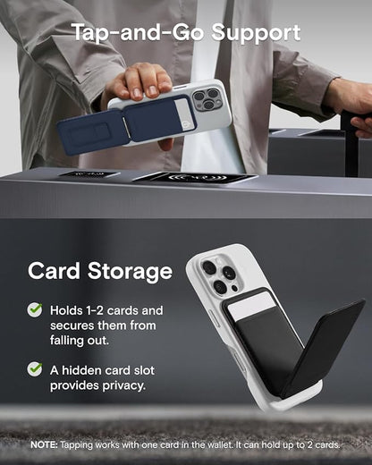 MOFT Phone Tripod Wallet, 3 in 1 Phone Stand MagSafe Wallet, NFC-Supported