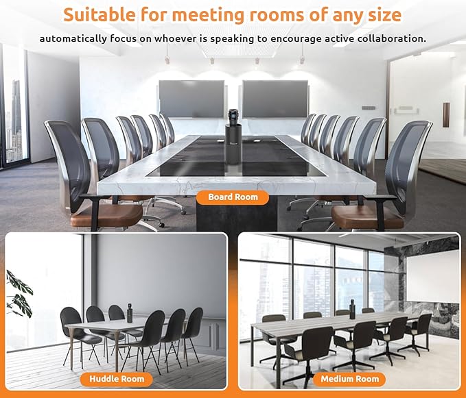 TOUCAN 360-Degree Video Conference Camera, 1080p HD Webcam