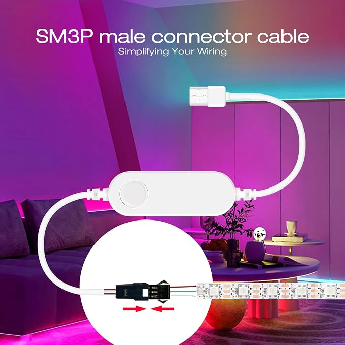 GLEDOPTO WLED ESP32 Mini LED Strip Controller RGB IC Digital