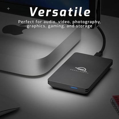 OWC 480GB Envoy Pro FX Portable Rugged External NVMe M.2 SSD Drive Thunderbolt 3