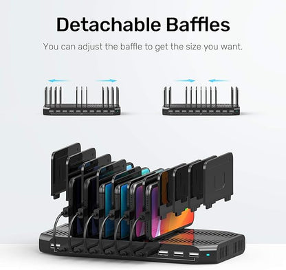 【10PCS】 Unitek Multi Charging Station, 10-Port USB Charger