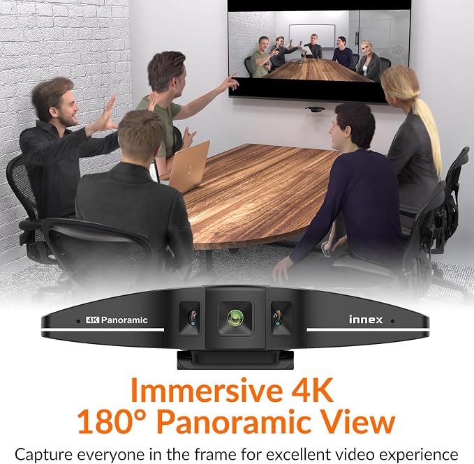 Innex C831 180° Panoramic 4K Wide Angle Webcam