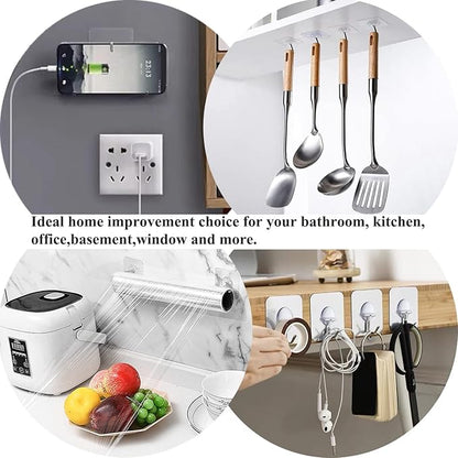 Adhesive Hooks for Hanging Heavy Duty Wall Hooks Self Adhesive Towel Coat Hooks