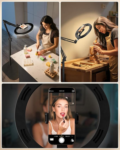 LUXSURE Ring Light Tripod for iPhone