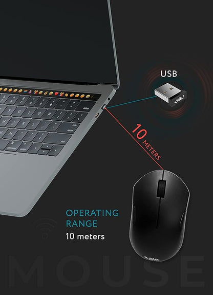 – Wireless Silent Optical Mouse