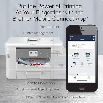 Brother MFC-J4535DW INKvestment -Tank All-in-One Color Inkjet Printer