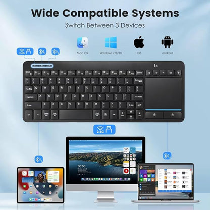 Multi-Device Wireless Bluetooth Keyboard