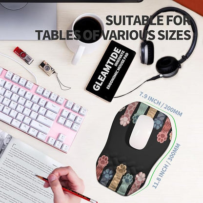 Ergonomic Raised Mouse Pad Wrist Support