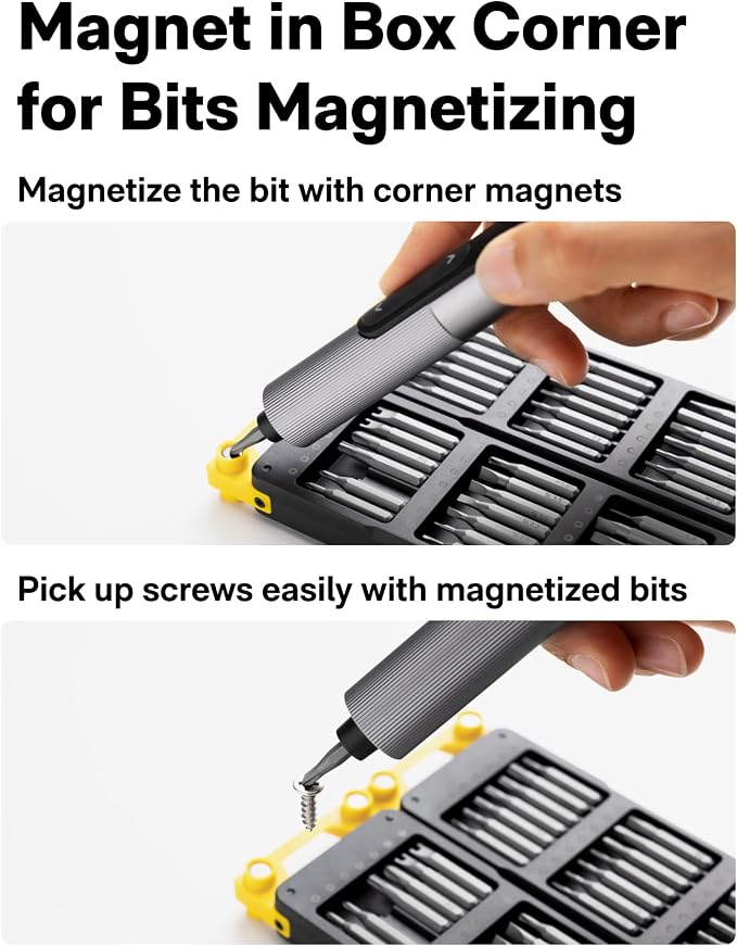 HOTO SNAPBLOQ™ S-A01 3.7V Mini Electric Screwdriver