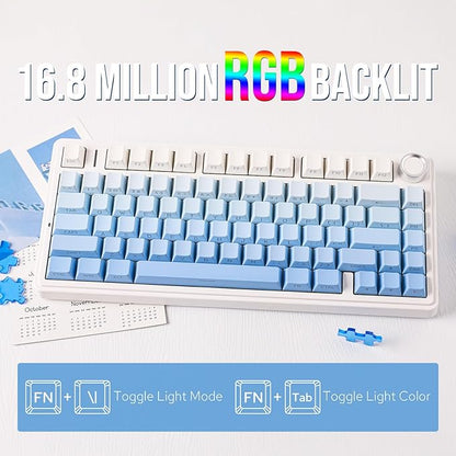 EPOMAKER x Aula F75 Gasket Mechanical Keyboard, 75% Wireless Hot Swappable