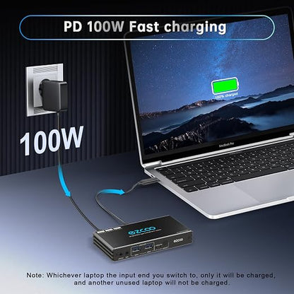 4K@120Hz USB-C HDMI2.1 KVM Switch