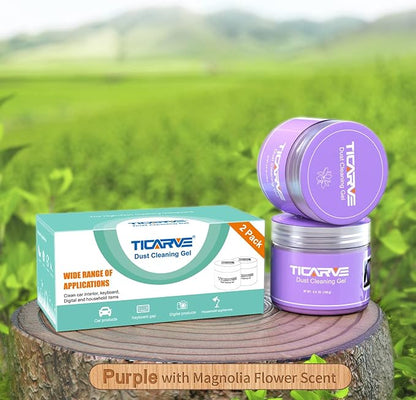 TICARVE 2Pack Cleaning Gel for Car Putty Car Vent Cleaner Cleaning Putty Gel