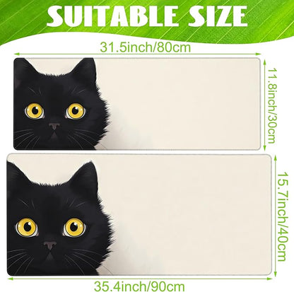 Desk Pad, Cute Cat Large Gaming Mouse Pad