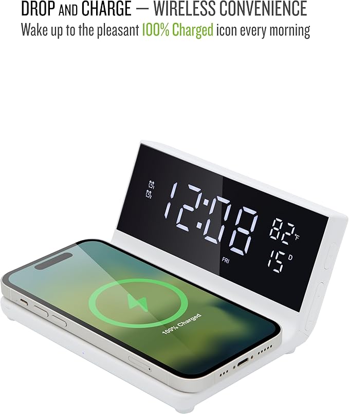 Soundfreaq Charge Rise II, SFQ-20: Digital Alarm Clock,