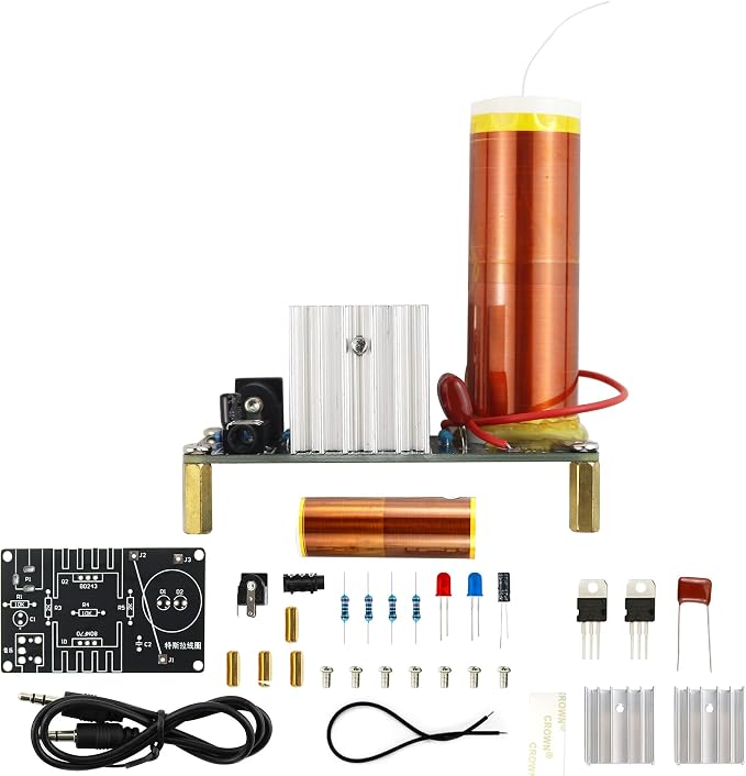 Soldering Practice Kit Music Black Tesla Coil