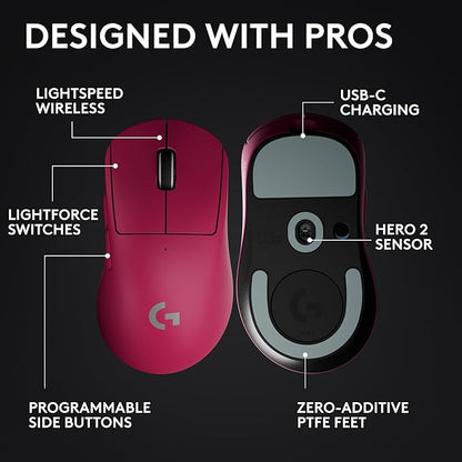 Logitech G PRO X Superlight 2 DEX Wireless Gaming Mouse, 60g Pro-Grade