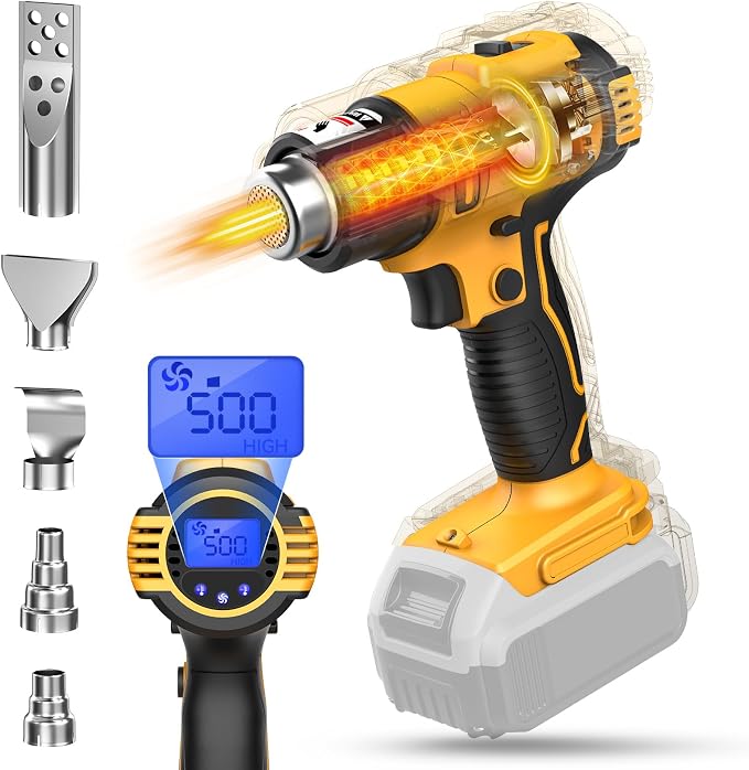 LIVOWALNY Cordless Heat Gun Compatible