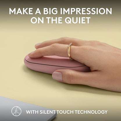 Logitech Pebble Mouse 2 M350s Slim Bluetooth Wireless Mouse, Lightweight