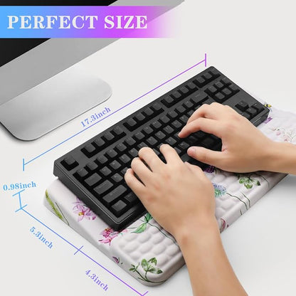 Computer Keyboard Stand with Wrist Rest, Ergonomic Tilted Keyboard Holder