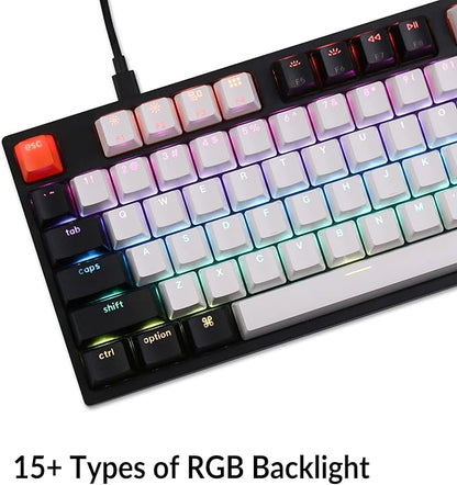 Keychron C1 Wired Mechanical Keyboard TKL, RGB Backlit