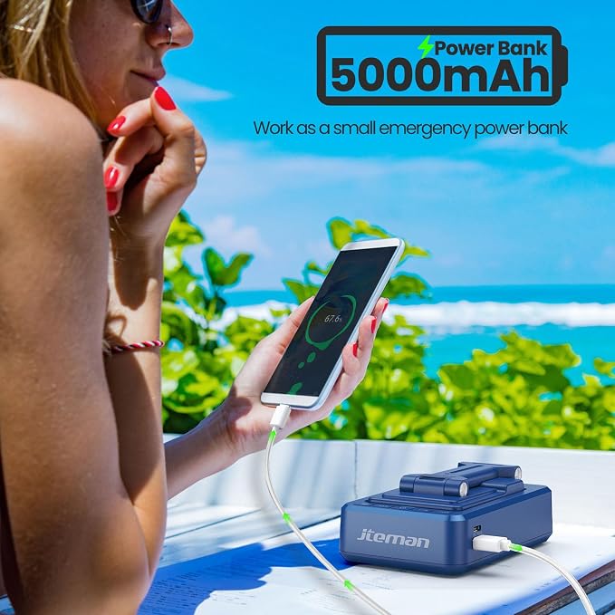 JTEMAN Cell Phone Stand with Bluetooth Speaker and Charging Function, Birthday