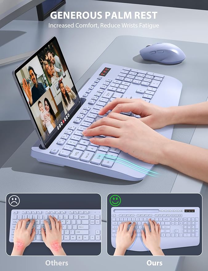 Wireless Keyboard and Mouse Combo