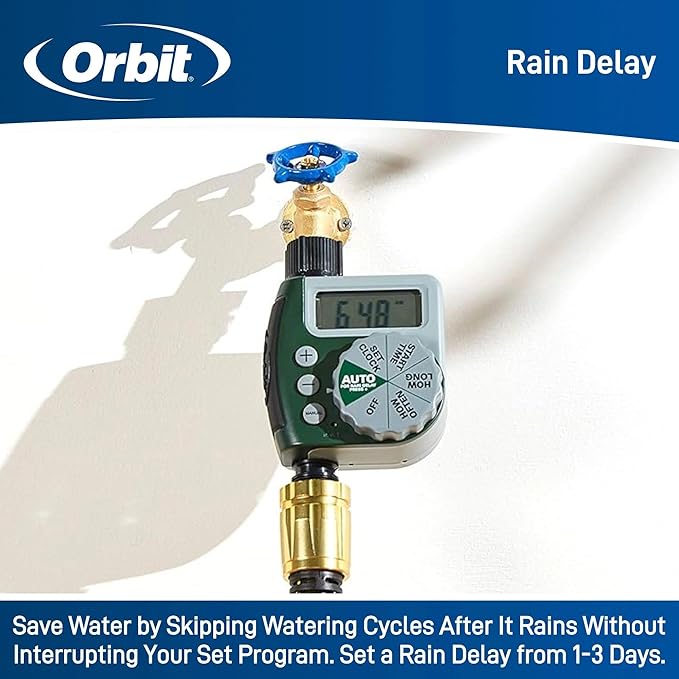 Orbit 62067 1-Outlet Programmable Digital Hose Watering Timer