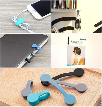 Viaky 6 Packs Magnet Wire Winder Straps