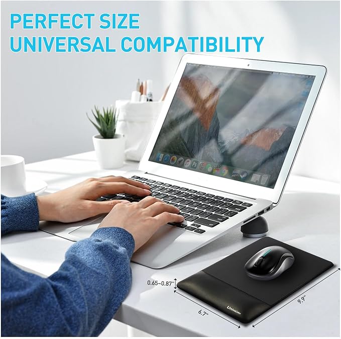 univo colors Design-Wave Wrist Rest Mouce Pad, PE Mouse Sliding