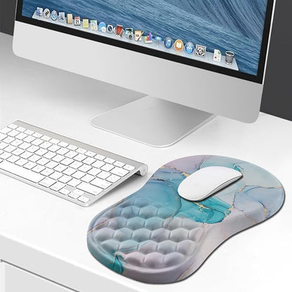 Hokafenle Ergonomic Mouse Pad Wrist Support, Wrist Rest Mousepad