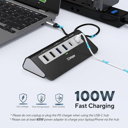 USB C Hub, INTPW 9-in-1 USB Multiport Adapter